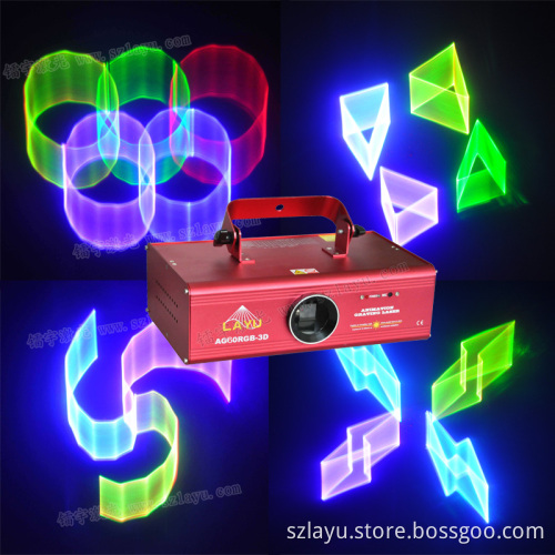 RGB 3D Laser Light for Disco and Stage